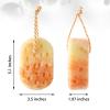 Boao 5 Pieces Soft Bath Sponge Shower Natural Gentle Soothing Body Fiber Exfoliating Shower Sponge Wash Bouquet for Women Men, Random Color (Bright Color) view 2