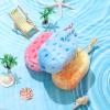 Boao 5 Pieces Soft Bath Sponge Shower Natural Gentle Soothing Body Fiber Exfoliating Shower Sponge Wash Bouquet for Women Men, Random Color (Bright Color) view 3