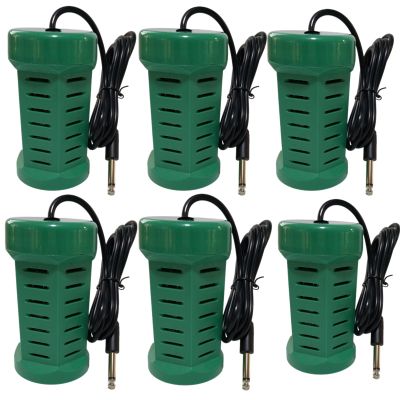 6 Pack Arrays for Ionic Detox Foot Bath, Foot Detox Arrays Replacement Stainless Steel Coils Double Layered Arrays for Home Massage Ionic Foot SpaDetox Bath Ionic Machine (Green)