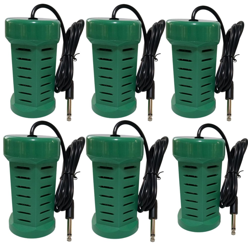 6 Pack Arrays for Ionic Detox Foot Bath, Foot Detox Arrays Replacement Stainless Steel Coils Double Layered Arrays for Home Massage Ionic Foot SpaDetox Bath Ionic Machine (Green)
