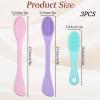 3PCS Facial Cleansing Brush, 2 in 1 Silicone Face Scrubber, Silicone Face Mask Applicator, Mask Applicator Tool for Facial Mud, Clay, Body Lotion, DIY Masks view 2