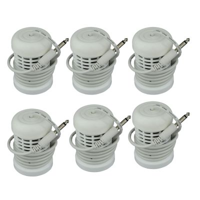 6 Pack Arrays for Ionic Detox Foot Bath, Foot Detox Arrays Replacement Stainless Steel Coils Double Layered Arrays for Home Massage Ionic Foot SpaDetox Bath Ionic Machine (White)