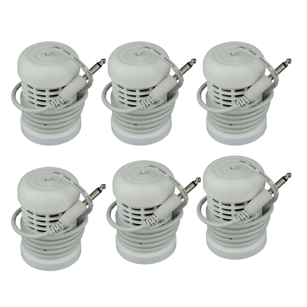 6 Pack Arrays for Ionic Detox Foot Bath, Foot Detox Arrays Replacement Stainless Steel Coils Double Layered Arrays for Home Massage Ionic Foot SpaDetox Bath Ionic Machine (White)