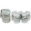 6 Pack Arrays for Ionic Detox Foot Bath, Foot Detox Arrays Replacement Stainless Steel Coils Double Layered Arrays for Home Massage Ionic Foot SpaDetox Bath Ionic Machine (White) view 4