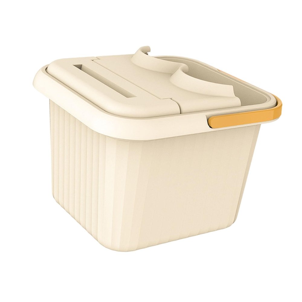 ChuYiElegance Foot Soaking Basin,Soaking Tub Sturdy SPA Basin Foot Tub,Home Use Relaxing,Portable Massage Pedicure, Square with Lid
