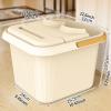 ChuYiElegance Foot Soaking Basin,Soaking Tub Sturdy SPA Basin Foot Tub,Home Use Relaxing,Portable Massage Pedicure, Square with Lid view 2