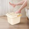 ChuYiElegance Foot Soaking Basin,Soaking Tub Sturdy SPA Basin Foot Tub,Home Use Relaxing,Portable Massage Pedicure, Square with Lid view 4