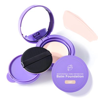 Foundation for Mature SkinHydrating Age-Defying Makeup Coverage Balm Foundation, Non-Settling Formula for Older Women, Satin Finish for All Skin Types (Light)