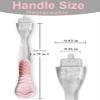 Replacement Razor Handle Compatible with Gillette Venus, Non-Slip Ergonomic Grip, Handle Only, Pink, 1 PCS view 4