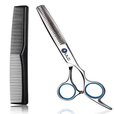 ULG Professional Thinning Shears with Comb - 6.5 Japanese Stainless Steel Texturizing & Hair Cutting Scissors for Salon & Home Use