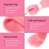 Pre Stretched Braiding Hair 26 inch Pink Braiding Hair for Black Women 3Packs Crochet Boho Braiding Hair Non Toxic (26 Inch 3packs, Pink) view 4