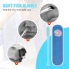 Nasal Hair Cutter, 2025 New Nose Hair Trimmer for Men Women, 360 Rotating Portable Manual Nose Hair Remover, Double Sided Noses Hairs Knife Travel Essentials (Blue, 3Pcs) view 4