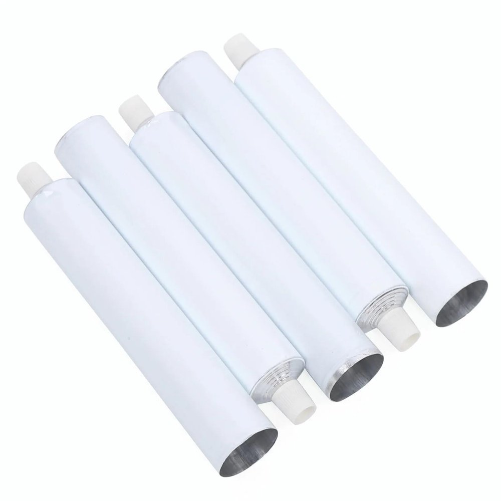 100 Pack Empty Aluminum Squeeze Tubes 100ml  Reusable Travel Lotion Bottles for Cream, Serum, Shampoo  Leak-Proof with Screw Cap  Lightweight & Portable  for Skincare, Haircare, Toiletries