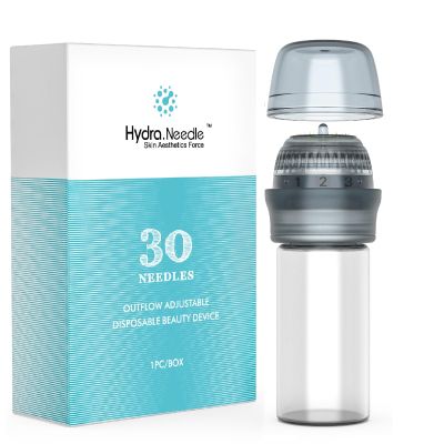 Micro Infusion Needles System for Face Skin Care, 0.25mm Microneedling Derma Roller Stamp Serum Applicator for Women & Men