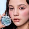 Flower Knows Shell's Jewel Silk Satin Embossed Blush+Blush Brush view 2