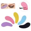 1 Pair Eyelash Perm Silicone Eye Pads Lash Lifting Curler Patches Tool Under Pads Silicone Reusable Pad False Curling Perming False Lashes Perming Extension Positioning Sticker Cushion view 2