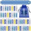 48 Pcs Hanukkah Gifts Include Lip Balm Thank You Tag Organza Bag for Women Birthday Hanukkah Gifts view 1