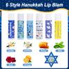 48 Pcs Hanukkah Gifts Include Lip Balm Thank You Tag Organza Bag for Women Birthday Hanukkah Gifts view 3