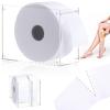 200 Pcs Non-Woven Wax Strip 2.8" X 44 Yards Pre-Cut Wax Strips with Acrylic Holder 1 Roll Epilating Wax Strips Waxing Paper Sheets for Body Legs Lint-Free Air Removal Paper for Home Professional Salon view 1