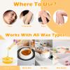 200 Pcs Non-Woven Wax Strip 2.8" X 44 Yards Pre-Cut Wax Strips with Acrylic Holder 1 Roll Epilating Wax Strips Waxing Paper Sheets for Body Legs Lint-Free Air Removal Paper for Home Professional Salon view 4