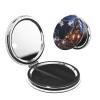 DDTKLSNV Christmas Home Compact Mirror Small Pocket Pu Leather Makeup Mirrors 1x/2x Magnifying Portable Pocket Mirror for Women Girls view 1