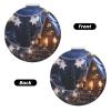 DDTKLSNV Christmas Home Compact Mirror Small Pocket Pu Leather Makeup Mirrors 1x/2x Magnifying Portable Pocket Mirror for Women Girls view 2