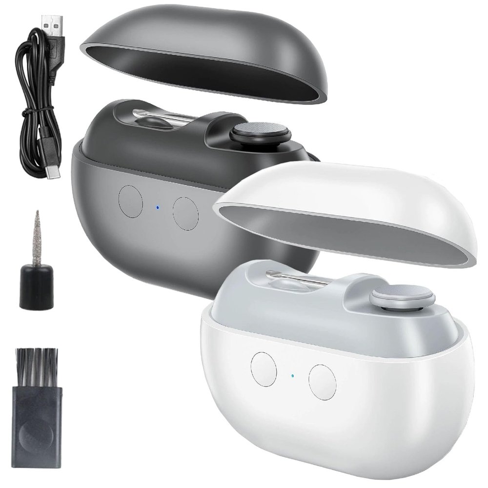2025 New Upgraded Smart Nail Clippe with LED Light - Safe Toe & Fingernail Trimmer for Seniors, Adults, Kids, Baby (Mix)