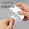 2025 New Upgraded Smart Nail Clippe with LED Light - Safe Toe & Fingernail Trimmer for Seniors, Adults, Kids, Baby (Gray) view 3