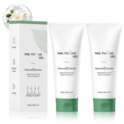 2PCS Natural Nail Repair Care Gel, Nail Repair Care Gel, Nail Growth Repair Serum, Foot Care Cream for Moisturizing and Repairing Feet