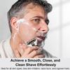 THURLADY Safety Razor with Pivoting Head, Dual-Blade Razors for Men, Reusable Metal Razor, with 20 Double Edge Blades and Stand, Smooth Close Clean Shave, Black view 2