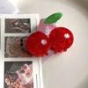 Cherry Claw Clip,Cherry Hair Clip,Fruit Shape Hair Claw Clips,Food Hair Jaw Clips,Acrylic Hair Clip for Women,Small Hair Barrettes for Girls,Pack of 4 (s16) view 3