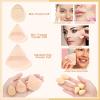 17PCS Makeup Sponges Set with 6PCS Powder Puff, 3PCS Mini Makeup Sponges Blender, 3PCS Foundation Mini Make Up Sponge Puff and 1PCS Make Up Sponges Holder view 4