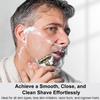 THURLADY Safety Razor with Pivoting Head, Dual-Blade Razors for Men, Reusable Metal Razor, with 20 Double Edge Blades and Stand, Smooth Close Clean Shave, Bronze view 2