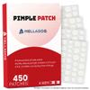 Hellados 450 Pimple Patches For Face, 4 Size Acne Patches, Hydrocolloid Zit Patches, Blemish Patches, Spot Stickers with Tea Tree Oil and Calendula Oil view 1