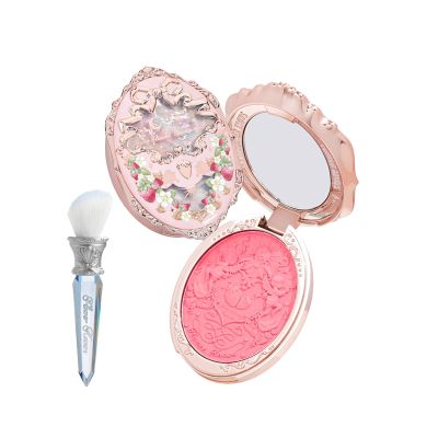 Flower Knows Strawberry Rococo Embossed Blush+Blush Brush Set