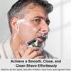 THURLADY Safety Razor with Pivoting Head, Dual-Blade Razors for Men, Reusable Metal Razor, with 20 Double Edge Blades and Stand, Smooth Close Clean Shave, Rainbow view 2