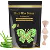 Wax Beads,Hard Wax Beads for Hair Removal - 1.1lb/17.05oz Hard Wax for Coarse Hair, Sensitive Skin, Brazilian Bikini - Wax Beans Bulk with 20 Sticks (Aloe) view 1