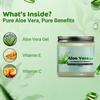 A,loe Ver,a Gel Moisturizer for Face & Hair Aloe Gel Enriched with Vitamin E for Soothing Skin Paraben & Silicone Free 200g view 4