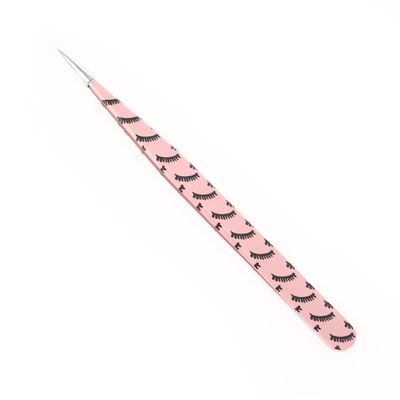VOCOSTE Women's Durable Lash Extension Tweezers Pink 1 Pcs