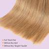 Honey Blonde Straight Human Hair Bundles 08 10 12 Inch Brazilian Human Hair view 4