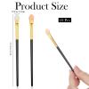 10pcs Eyeshadow Brush Sponge Applicators Tool Reusable Eyeshadow Applicators Tool Eyeshadows Applicator Stick Sets Round Foam Makeup Eyeshadows Brush Applicator Tools for Girls view 2