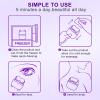 Ice Roller for Face and Eyes,Valentines Day Gifts for Her Him,2 in 1 Face Roller and Travel Case,Facial Skin Care Tools,Gifts for Her Women Mom Wife(Purple) view 2