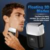 YOXSPD Electric Foil Shavers for Men: Mini Electric Razor with 3 Floating Blades, LED Display, Dual Speed - IPX7 Waterproof Wet/Dry Cordless Razor, USB Fast Charging, Travel Lock view 4