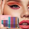 AOYEBO 12-Color Eyeliner Set - Multi-Use Waterproof Formula & Smudge-Proof Pigmentation, Vibrant Color Eye Liners for Party Halloween Festival Makeup (Quick-Dry) view 3