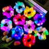 10 Packs Light Up Hair Bands Glow in the Dark Flashing Hair Bands Glowing Hair Accessories for Halloween Glow Party Music Festival Accessories view 1