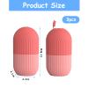 3 Pack Ice Roller for Face Eyes Women Facial Depuffer,Skin Care,Ice Pack Neck Massager,Cooling &Smoothing,Beauty Essentials(Pink) view 2