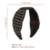 SIDUFHAOPKLL Denim hair band female creative color diamond set wide edge headband accessories view 2