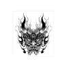 2pcs Prajna Chest Dark Temporary Tattoo Stickers For Men And Women, Semi Permanent, Non Reflective, Waterproof, Lasting For 2 Weeks, Fake Tattoos view 1