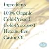 Baar Castor Oil Bundle  Cold-Pressed, Hexane-Free 32 oz Palma Christos Castor Oil + Cotton Flannel. Supports Natural Wellness, Detox, Skin & Hair Care view 2