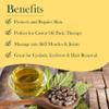 Baar Castor Oil Bundle  Cold-Pressed, Hexane-Free 32 oz Palma Christos Castor Oil + Cotton Flannel. Supports Natural Wellness, Detox, Skin & Hair Care view 3